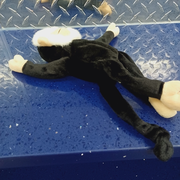 •TY 1999 MOOCH the MONKEY BEANIE BABY SITTING PLUSH - Picture 2 of 9